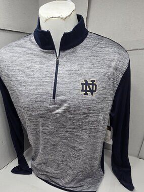 Notre Dame Colosseum 1/4 Zip Pullover Men’s L NWT